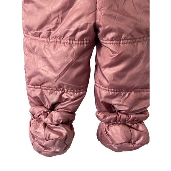 First Impressions Baby Snowsuit Pink Hooded One-Piece 18 Months Bodywarmer - Picture 14 of 16